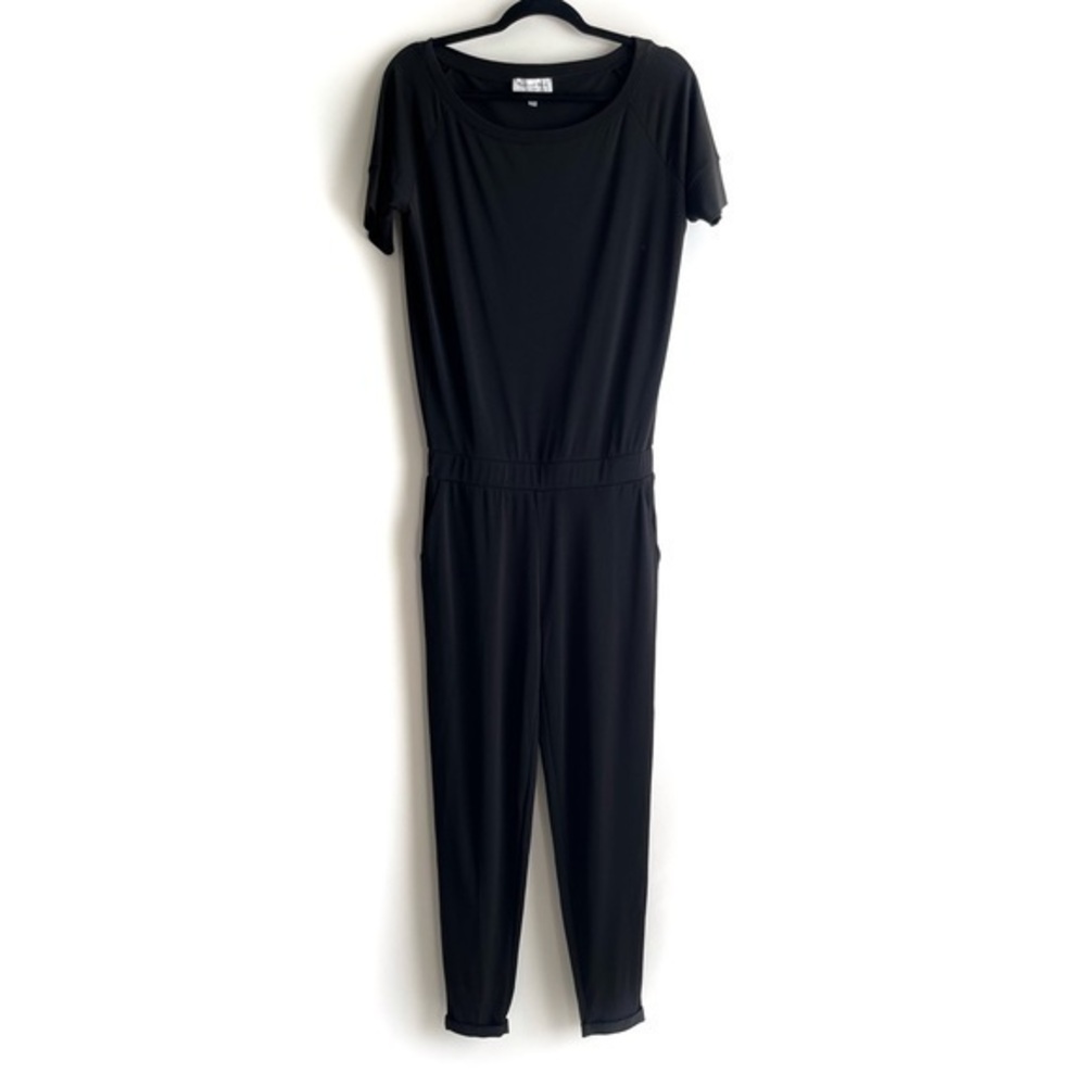 Michael Stars Black Off Shoulder Jumpsuit Size Extra Small